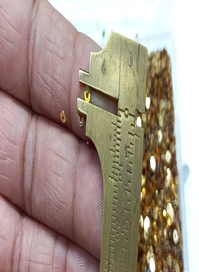 OMX Sequin Sitara for Craft and Embroidery Making Combo Pack Total - 250 Gram, Size 3MM (Gold) - Image 3